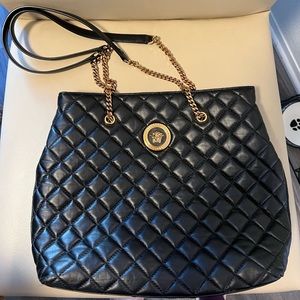Authentic Black Versace purse , black color